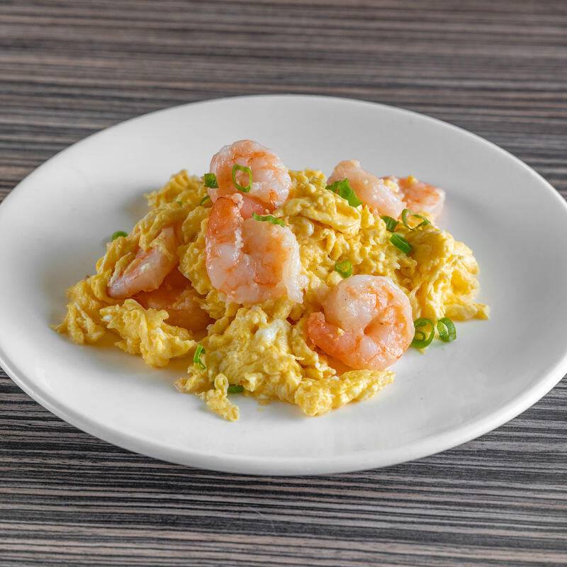 Scrambled Eggs w Shrimp