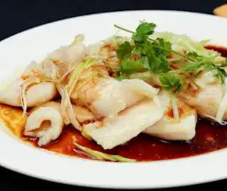 Steamed Fish Filets w/ Ginger & Onions