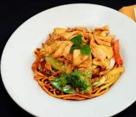 Chicken Pan Fried Noodles