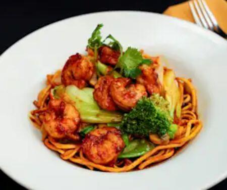 Shrimp Pan Fried Noodles