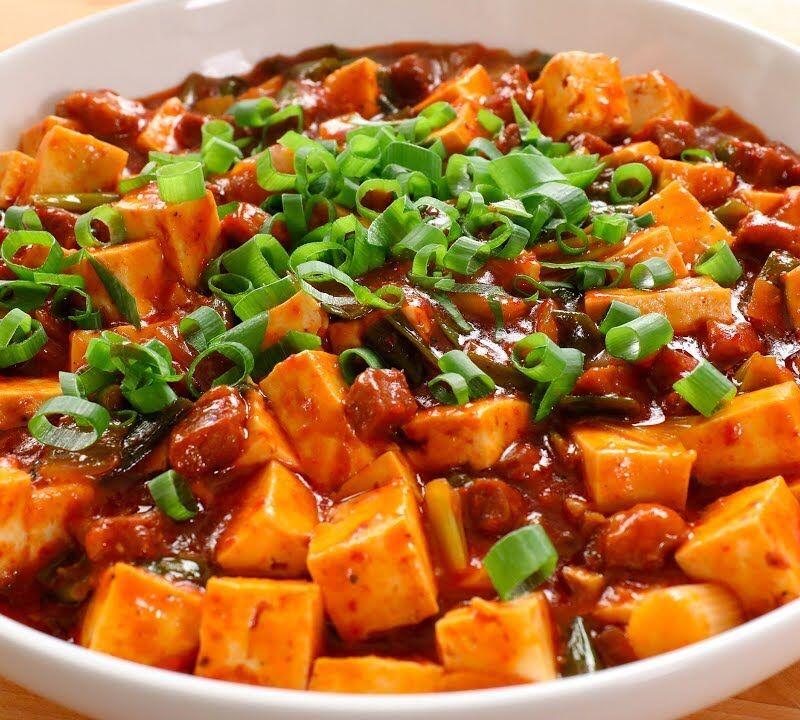 Szechuan Tofu w/ Pork [spicy]